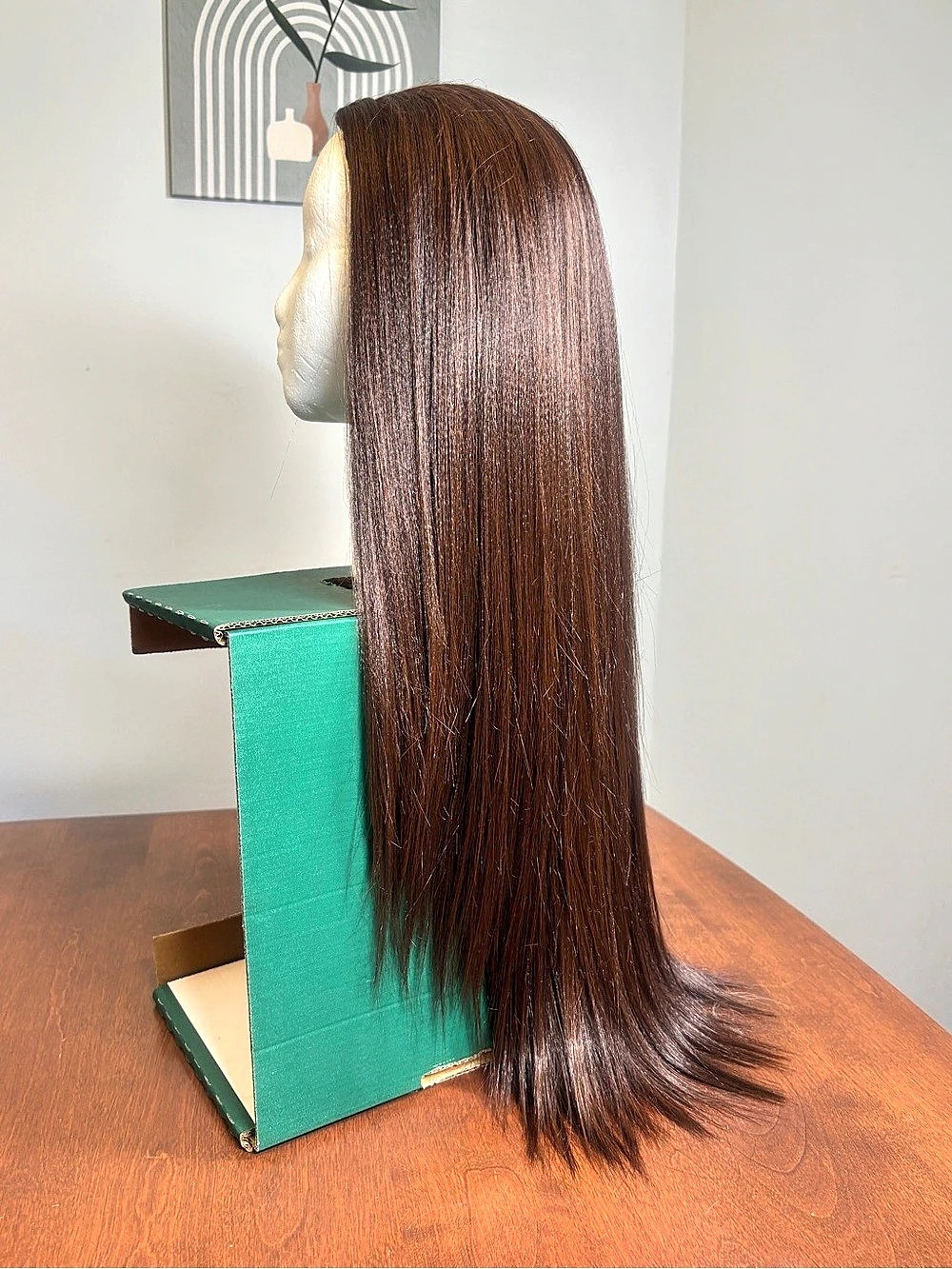 Fifth Avenue Long Straight Brown Wig Like New